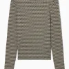 Fashion COS TOP Z DŁUGIM RĘKAWEM Z EFEKTEM DRUGIEJ SKÓRY