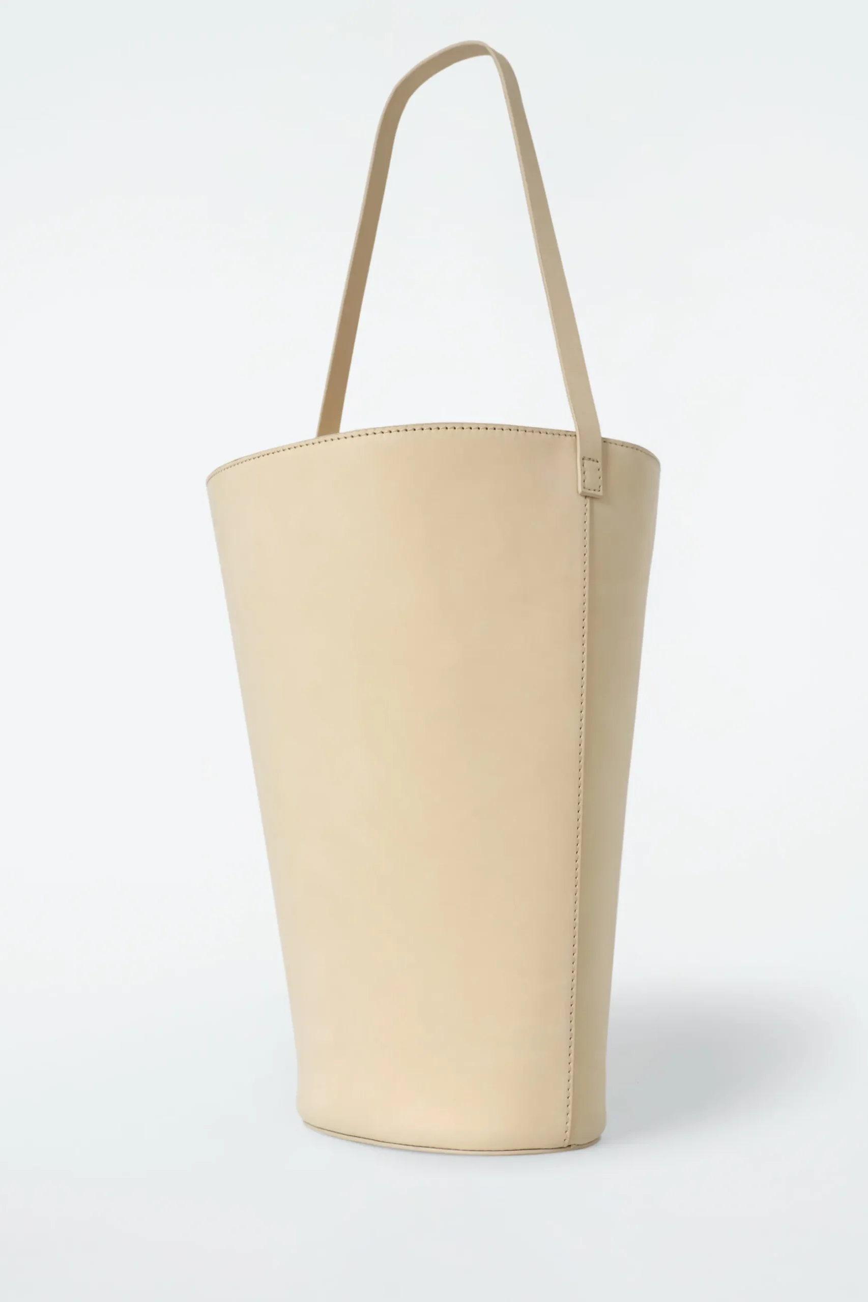 Discount COS TOREBKA TYPU BUCKET Z NUBUKU Kremowy