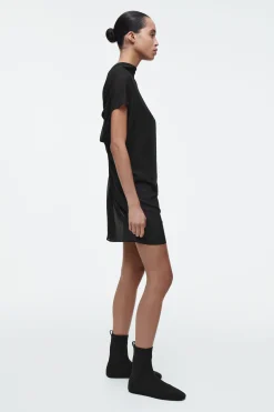 Outlet COS TRANSPARENTNA SUKIENKA MINI Z DRAPOWANIAMI