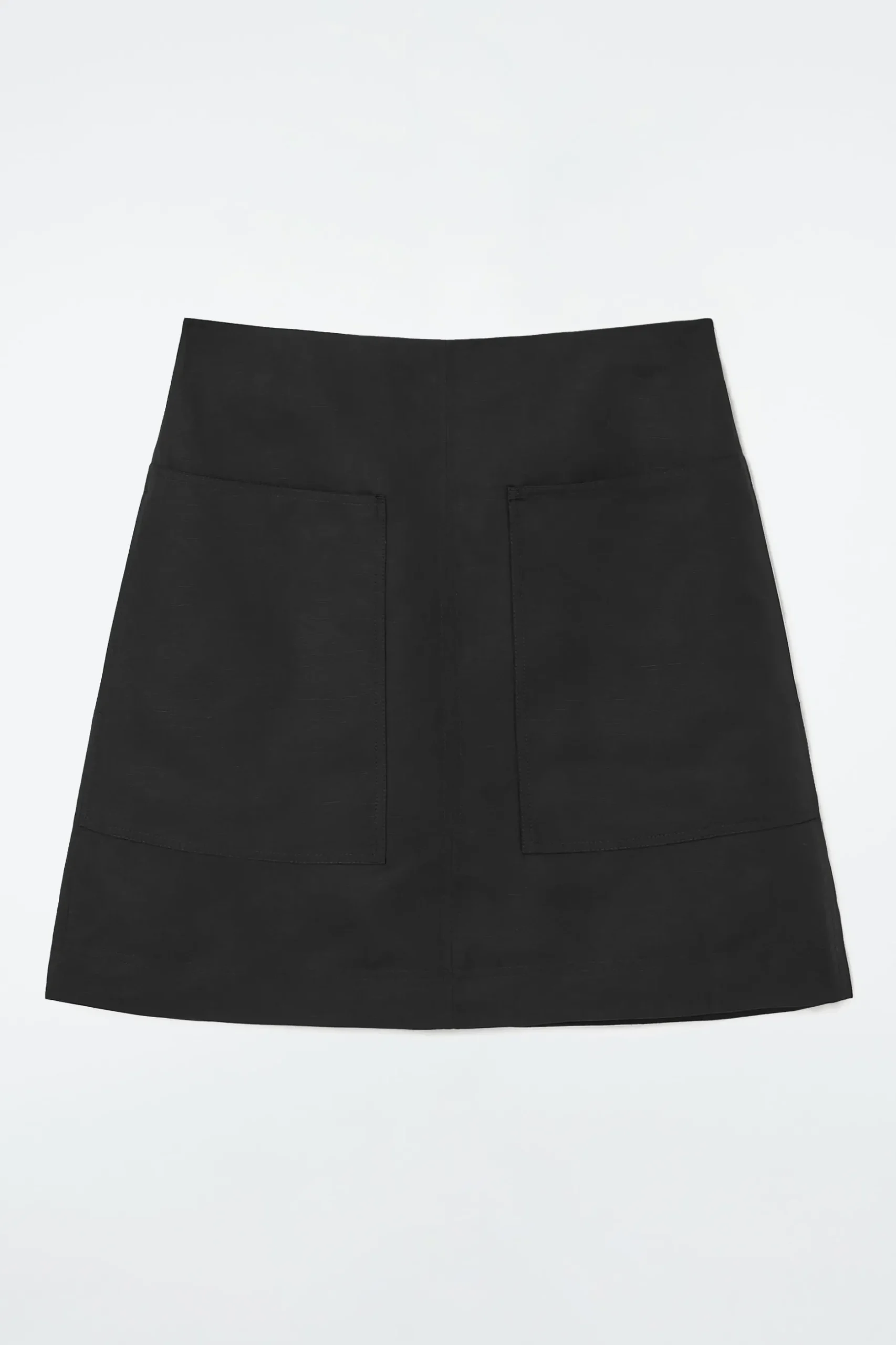 Sale COS TRAPEZOWA LNIANA SPÓDNICZKA MINI
