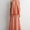 Hot COS TRAPEZOWA SPÓDNICA MIDI