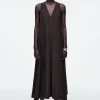 Fashion COS TRAPEZOWA SUKIENKA MAXI Z LNEM