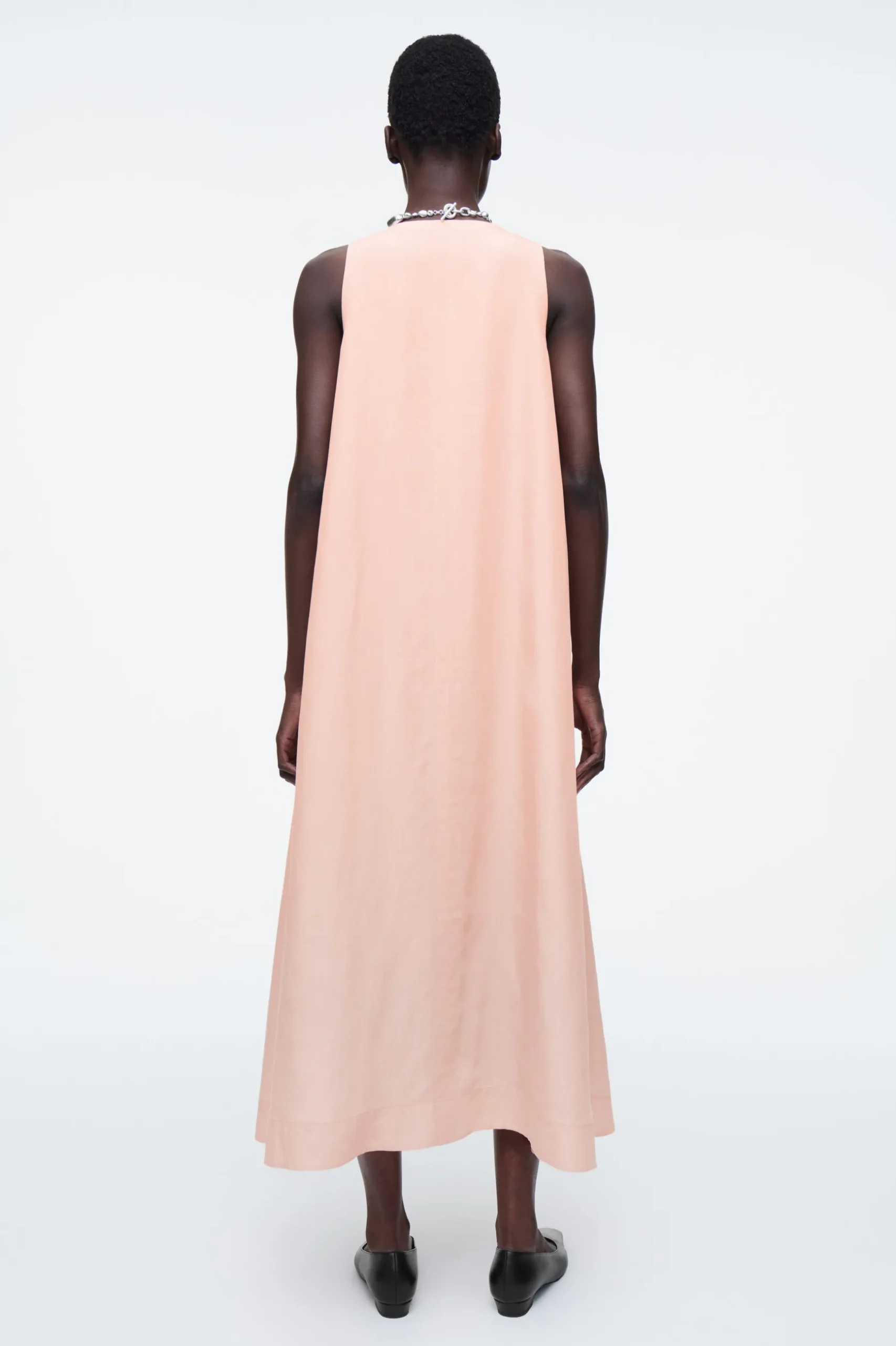 Sale COS TRAPEZOWA SUKIENKA MAXI Z LNEM