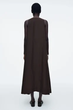 Fashion COS TRAPEZOWA SUKIENKA MAXI Z LNEM