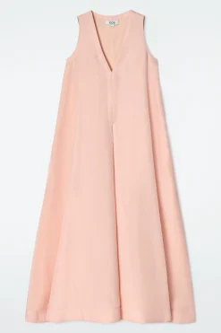 Sale COS TRAPEZOWA SUKIENKA MAXI Z LNEM