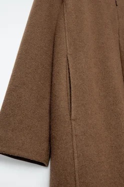 New COS TRAPEZOWA SUKIENKA MINI Z MATERIAŁU Z WEŁNĄ