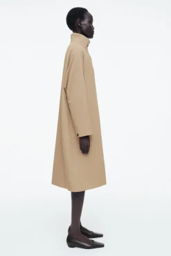 Fashion COS TRAPEZOWY PŁASZCZ Z MIESZANKI Z WEŁNĄ