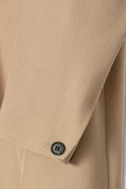 Fashion COS TRAPEZOWY PŁASZCZ Z MIESZANKI Z WEŁNĄ