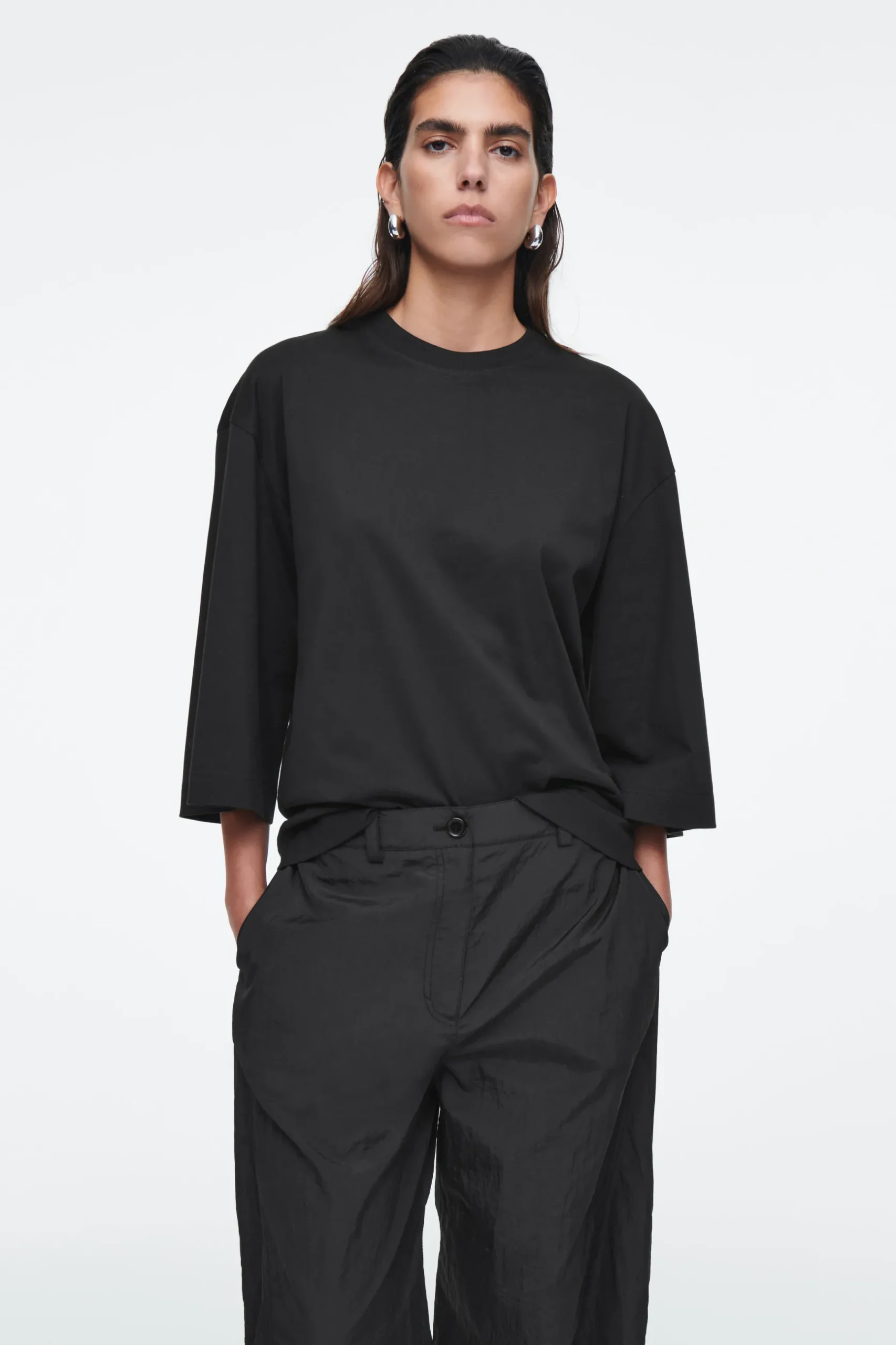 New COS TRAPEZOWY T-SHIRT – RELAXED FIT