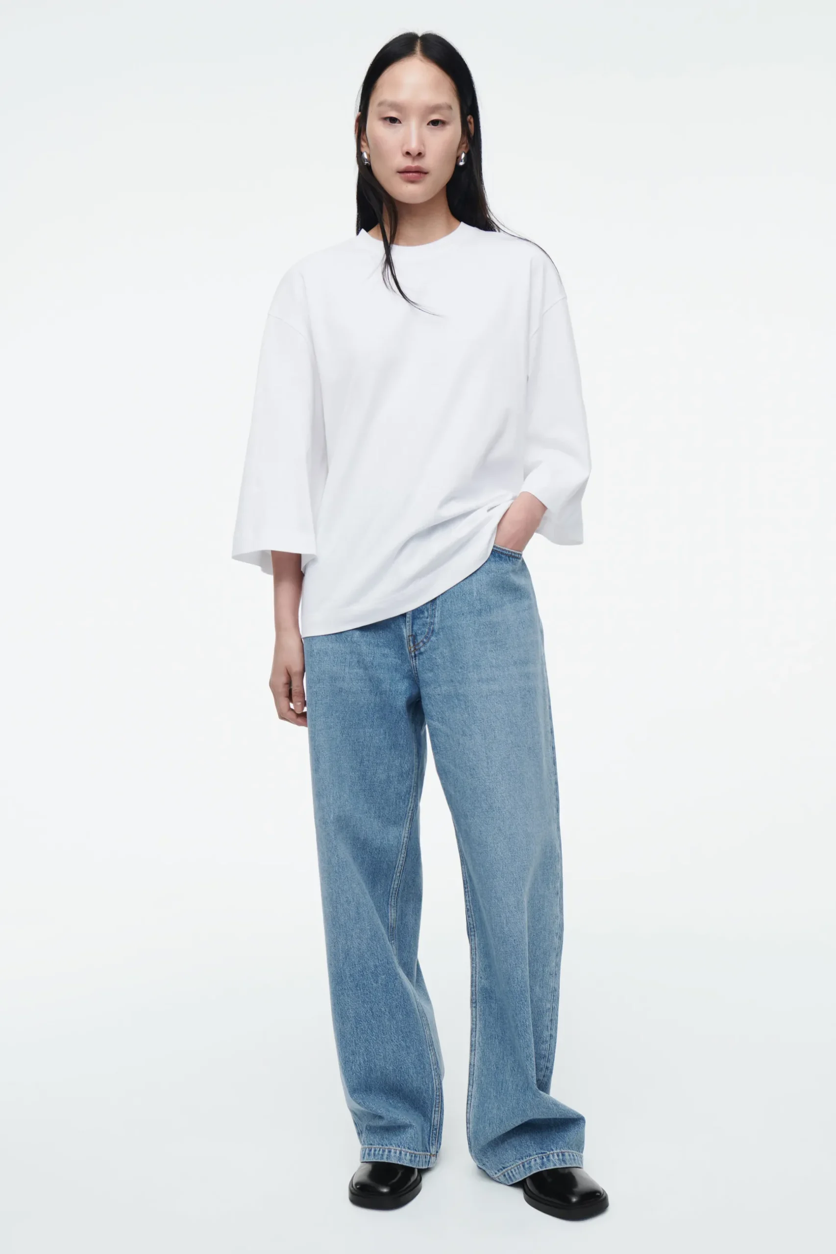 Clearance COS TRAPEZOWY T-SHIRT – RELAXED FIT