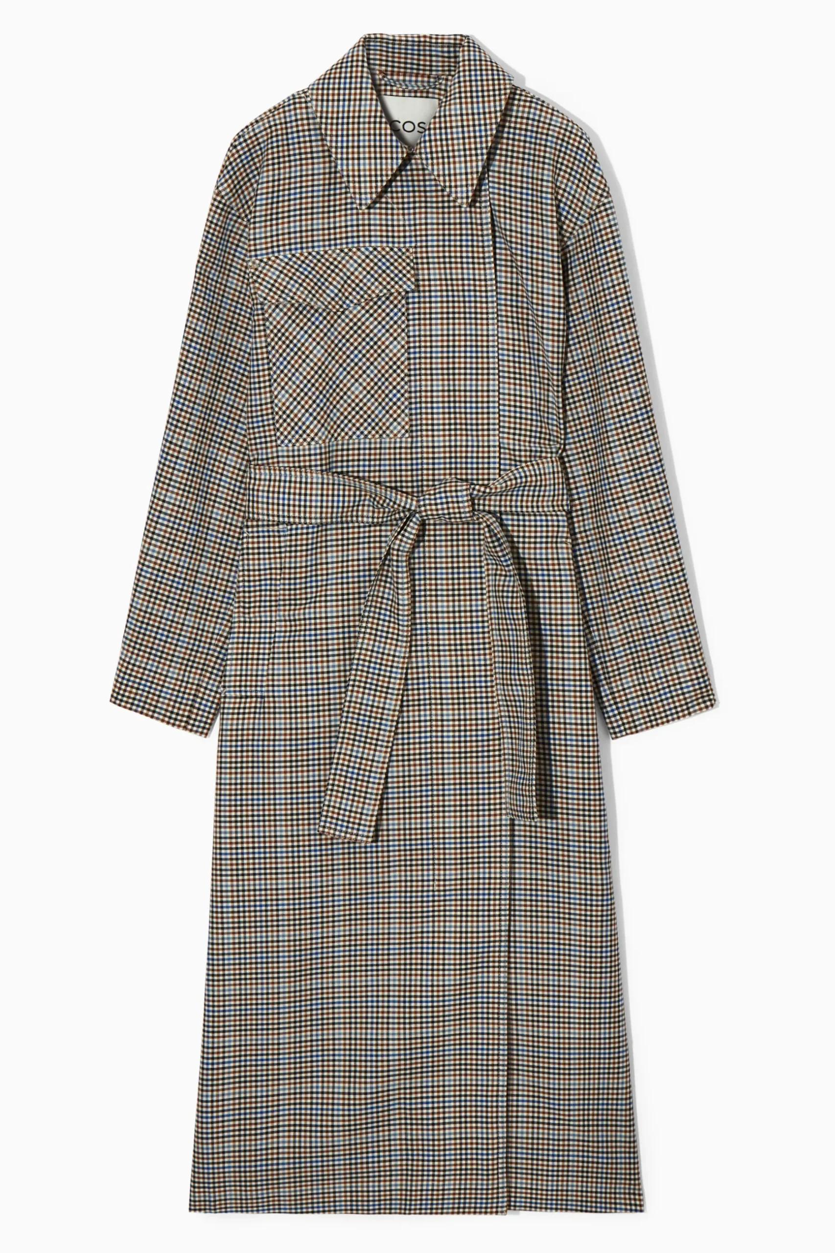 Clearance COS TRENCZ W KRATĘ W STYLU UTILITY