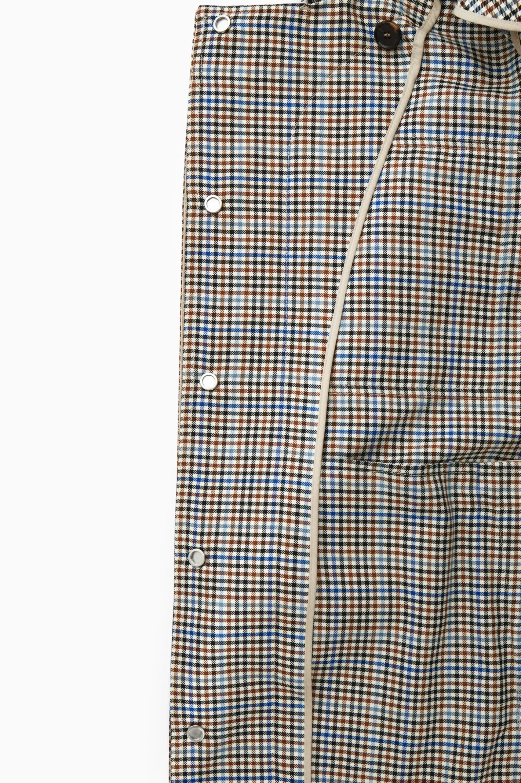 Clearance COS TRENCZ W KRATĘ W STYLU UTILITY