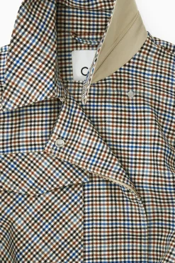 Clearance COS TRENCZ W KRATĘ W STYLU UTILITY