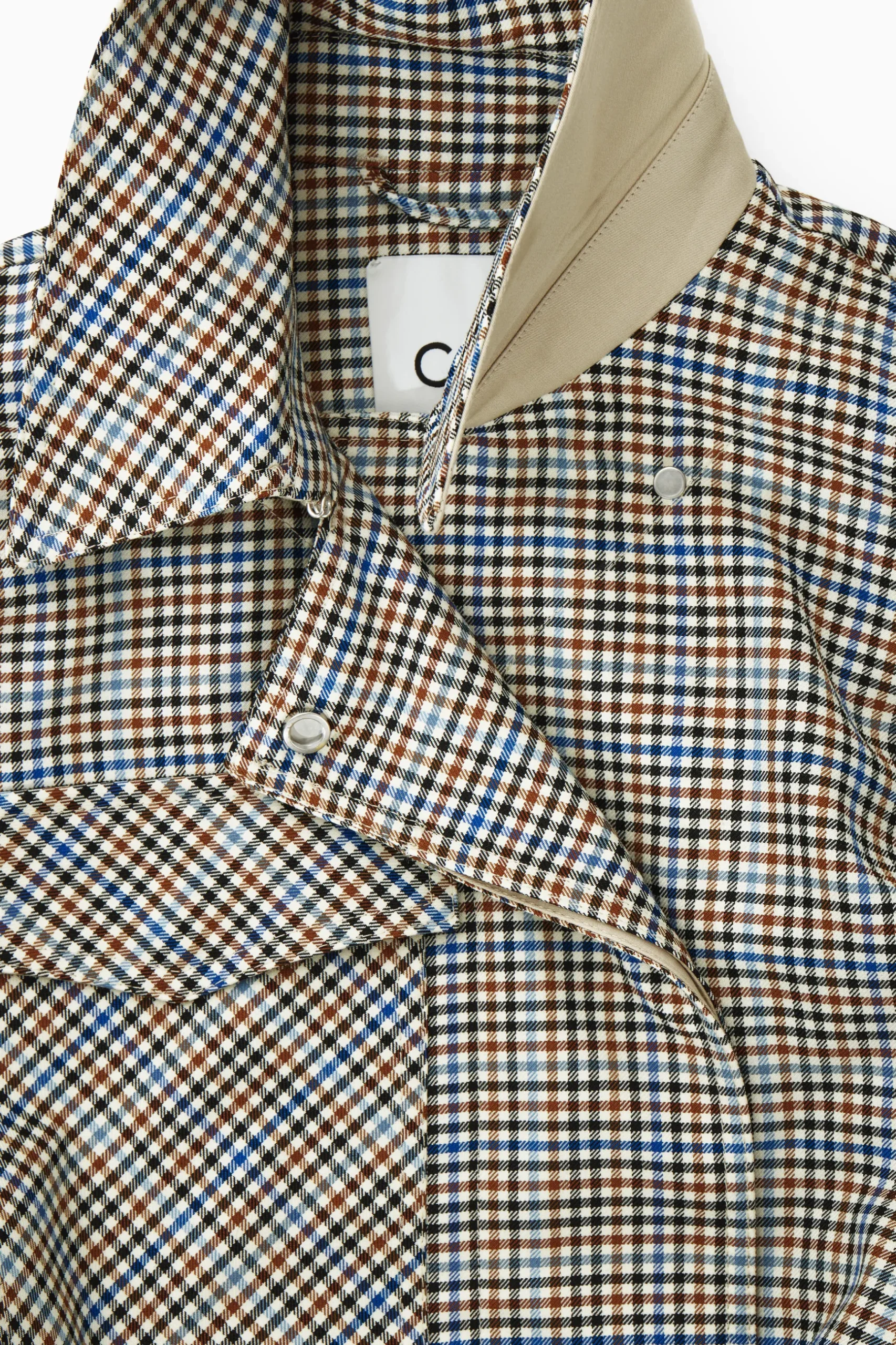 Clearance COS TRENCZ W KRATĘ W STYLU UTILITY