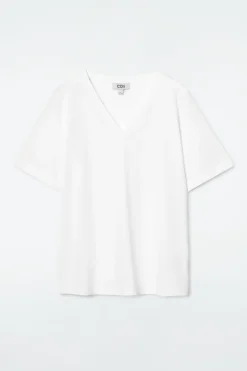 Online COS T-SHIRT 24/7 Z DEKOLTEM W SEREK – REGULAR FIT