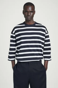 Online COS T-SHIRT OVERSIZE Z RĘKAWEM 3/4