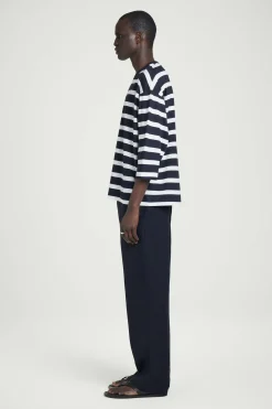 Online COS T-SHIRT OVERSIZE Z RĘKAWEM 3/4