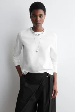 Discount COS T-SHIRT Z DŁUGIM RĘKAWEM CLEAN CUT – REGULAR FIT