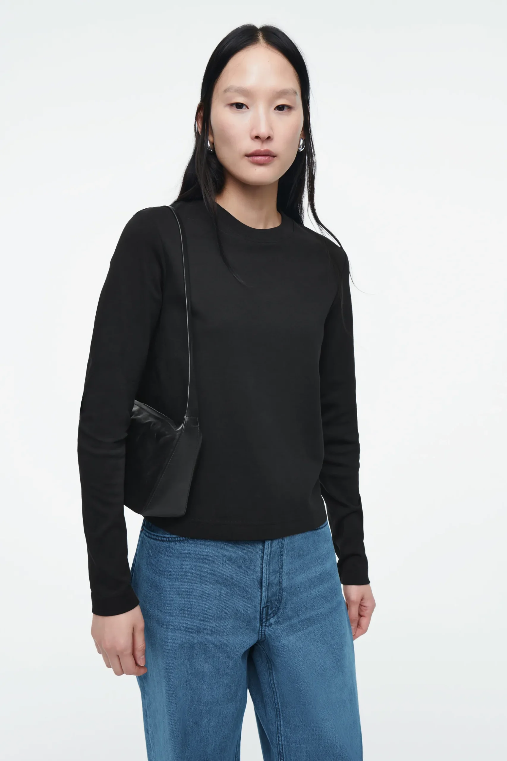 Best COS T-SHIRT Z DŁUGIM RĘKAWEM CLEAN CUT – REGULAR FIT