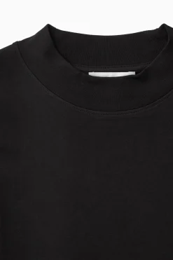 Clearance COS T-SHIRT Z DŁUGIM RĘKAWEM I PÓŁGOLFEM – RELAXED FIT