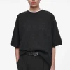 Outlet COS T-SHIRT Z PARZONEJ WEŁNY MERINO – OVERSIZED FIT