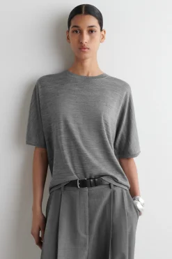 Outlet COS T-SHIRT Z WEŁNĄ MERINO