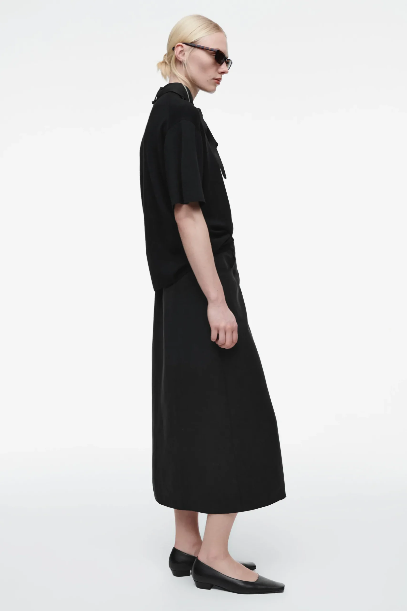 Discount COS T-SHIRT Z WEŁNY MERINO