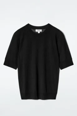 Online COS T-SHIRT Z WEŁNY MERINO O DOPASOWANYM KROJU