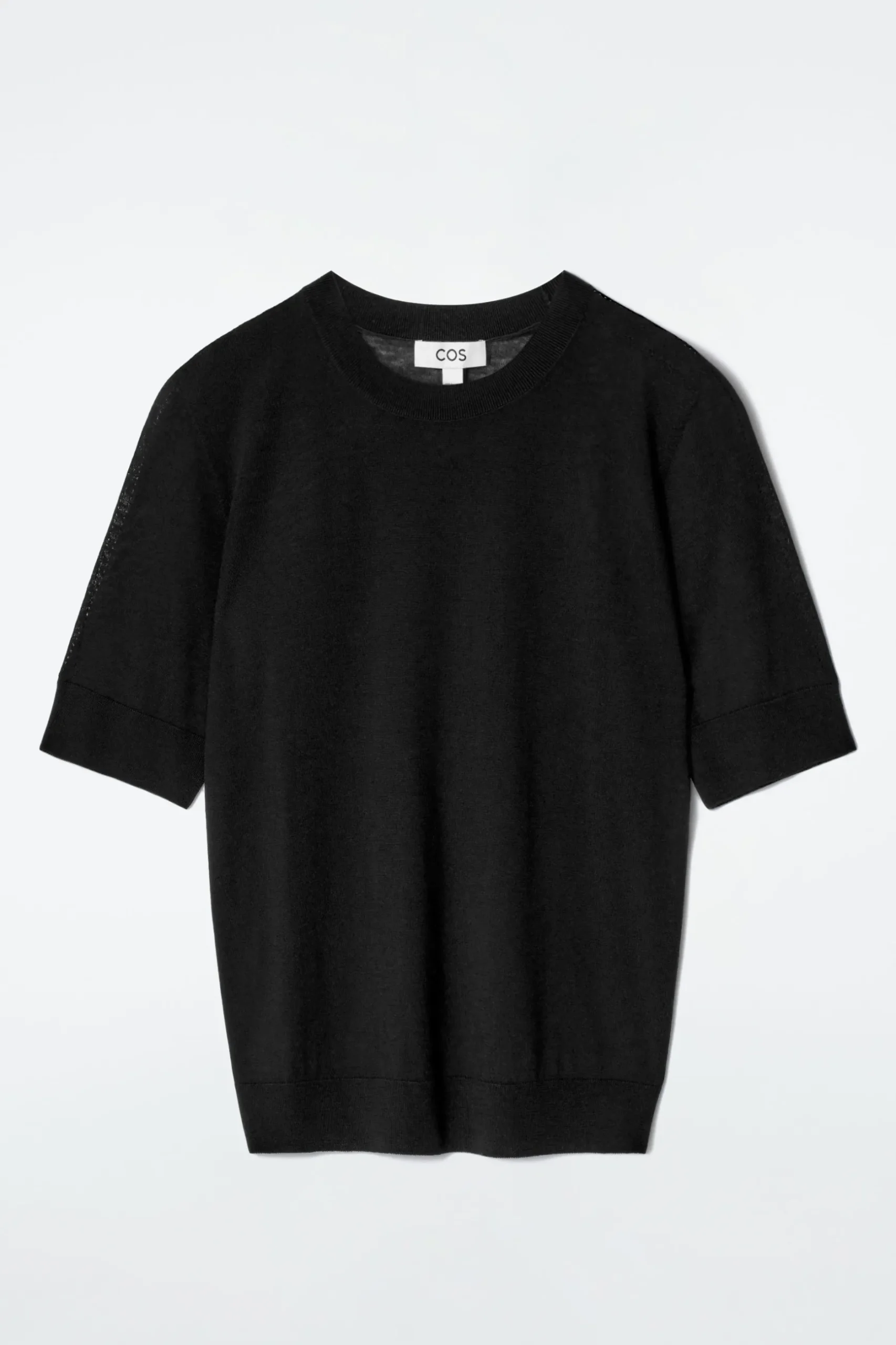 Online COS T-SHIRT Z WEŁNY MERINO O DOPASOWANYM KROJU