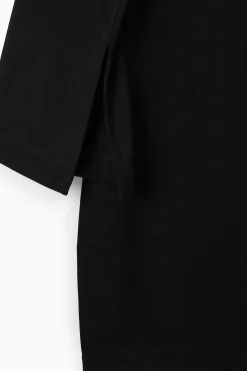 Best COS T-SHIRTOWA SUKIENKA MINI Z DEKOLTEM W ŁÓDECZKĘ