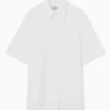 Outlet COS TUNIKOWA KOSZULA Z KRÓTKIM RĘKAWEM – REGULAR FIT