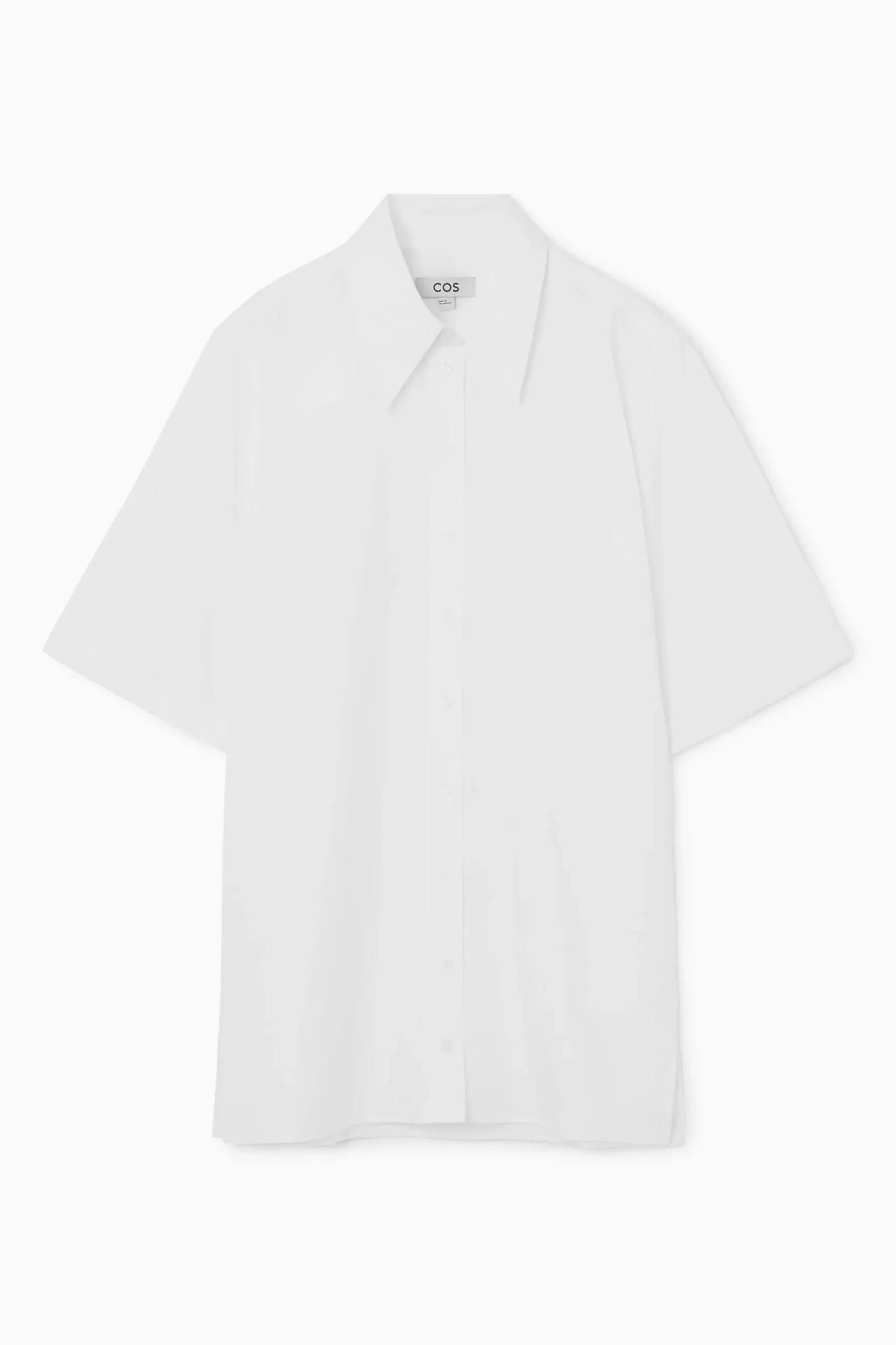 Outlet COS TUNIKOWA KOSZULA Z KRÓTKIM RĘKAWEM – REGULAR FIT