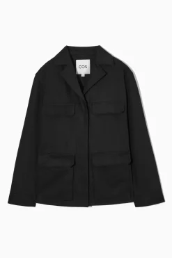 New COS TWILL UTILITY JACKET