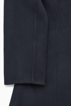 Hot COS VNECK DOUBLEFACED WOOL DRESS