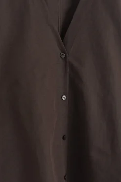 Outlet COS VNECK LINENCOTTON SHIRT