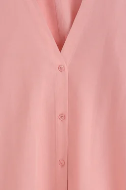 Discount COS VNECK LINENCOTTON SHIRT