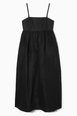 Outlet COS VOLUMINOUS TEXTURED MIDI DRESS