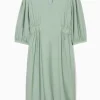 Hot COS VOLUMINOUS VNECK DRESS