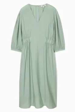 Hot COS VOLUMINOUS VNECK DRESS