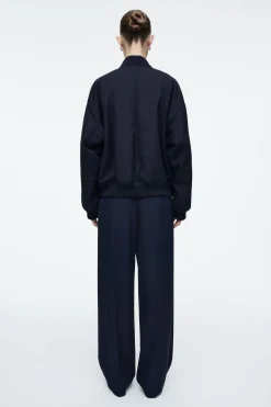 New COS WEŁNIANA KURTKA BOMBERKA O KROJU OVERSIZE