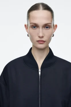 New COS WEŁNIANA KURTKA BOMBERKA O KROJU OVERSIZE