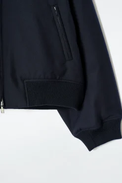 New COS WEŁNIANA KURTKA BOMBERKA O KROJU OVERSIZE