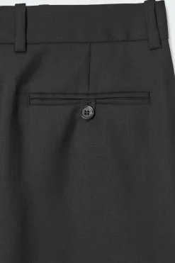 Discount COS WEŁNIANA OŁÓWKOWA SPÓDNICA MAXI