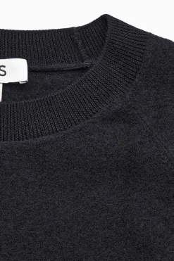 Hot COS WEŁNIANA T-SHIRTOWA SUKIENKA – OVERSIZED FIT