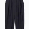 Hot COS WEŁNIANE SPODNIE TYPU BARREL – REGULAR FIT