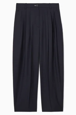 Hot COS WEŁNIANE SPODNIE TYPU BARREL – REGULAR FIT