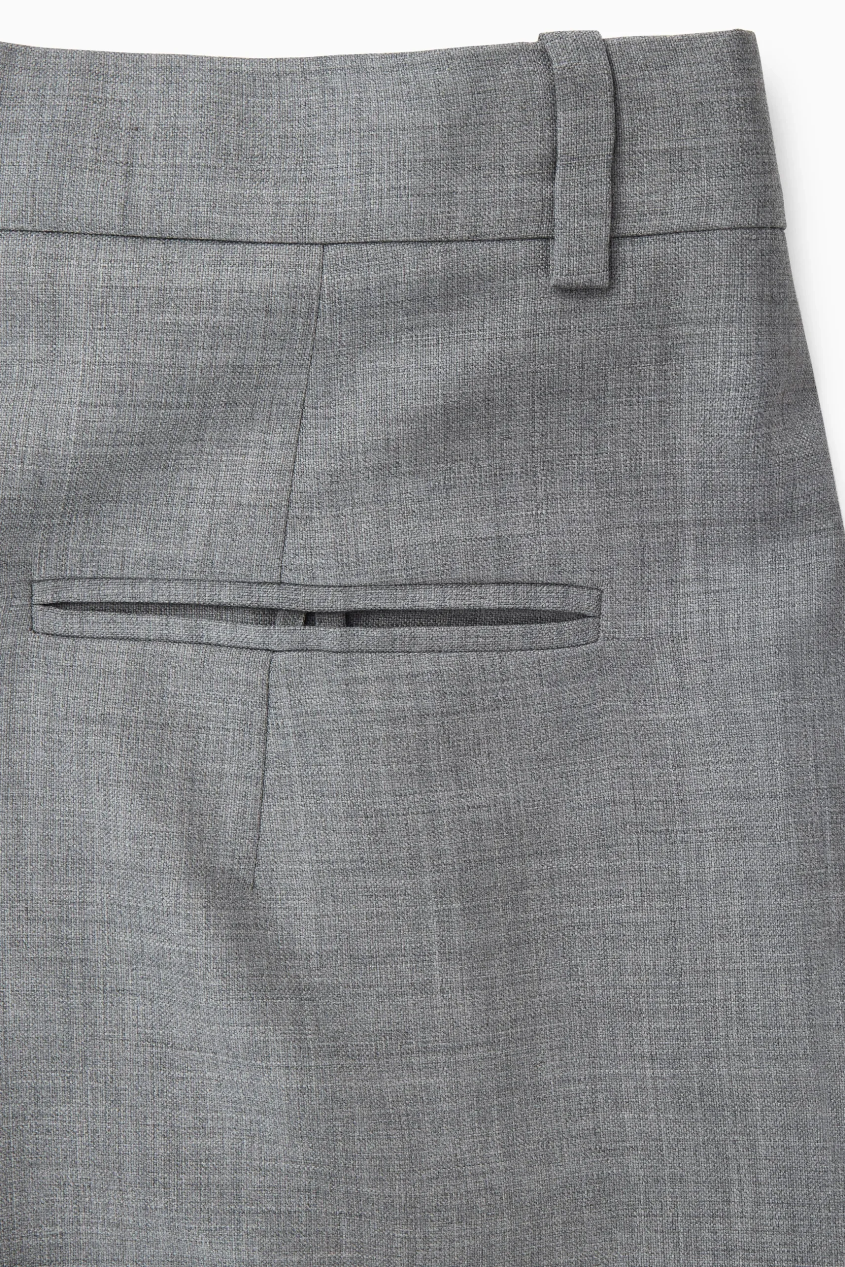 Clearance COS WEŁNIANE SPODNIE TYPU BARREL – REGULAR FIT
