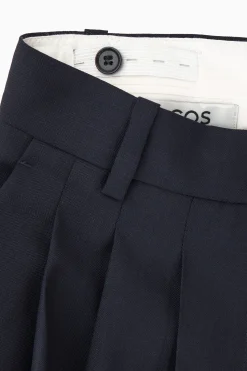 Hot COS WEŁNIANE SPODNIE TYPU BARREL – REGULAR FIT