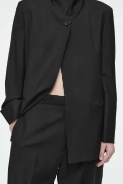 Clearance COS WEŁNIANE SPODNIE TYPU BARREL – RELAXED FIT