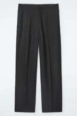 Clearance COS WEŁNIANE SPODNIE TYPU BARREL – RELAXED FIT